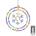 thumbnail image 3 of Luces Anillo Navideña Remotas Cortina Ventana Navidad (estrella Colorida), 3 of 8