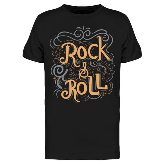 Text: Rock And Roll Tee Men's -Image by Shutterstock