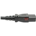thumbnail image 3 of Eaton Tripp Lite Series Power Extension Cord Locking C13 to C14 PDU Style 10A 250V 18 AWG 3 ft. 0.91 m, 3 of 5