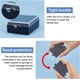 thumbnail image 4 of 30 cajas de plástico negras para guardar broches, 2,6 x 1,7 x 0,88 pulgadas, pequeñas cajas para guardar broches con espuma protectora., 4 of 5