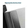 thumbnail image 3 of EuKer Large Garbage Can with Lid, 15.8 Gal Recycle Bin for Kitchen, Bathroom, Living Room, White, 3 of 6