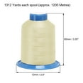 thumbnail image 4 of Unique Bargains Beige Polyester Thread, 1312 Yards, 4 of 4