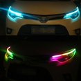 thumbnail image 3 of LNGOOR DRL Sequential Turn Signal Led Light Strip 2 Pcs 24 Inch APP Bluetooth control RGB LED Headlight Surface Strip Tube Light Daytime Running Light Waterproof Switchback Sequential Lamp, 3 of 8
