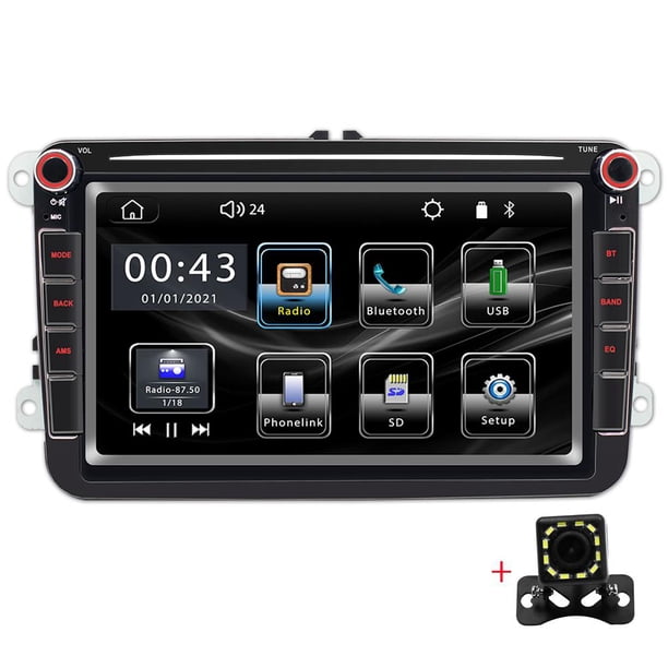 Radio Fm Para Coche De Pantalla Grande De Alta Definición De 8 Pulgadas Compatible Con Vw Bluetooth Llamada Reproductor Multimedia Para Coche Reproductor Mp5 Para Coche Kearding VI011993-04