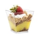thumbnail image 2 of 50pcs Dessert Cups Transparent Disposable 60ml Mini Square Cake Mousse Cups Container Tableware For Wedding, 2 of 3