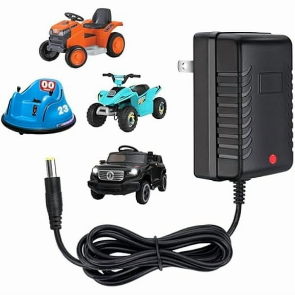 WNiMa3 6V Charger for Ride on Toys, 6V Battery Charger for Kids Ride on Car, 6 Volt Charger for Powered Wheels Electric Ride-Ons Accessories