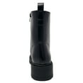 thumbnail image 3 of New Women's Lug Sole Platform Combat Ankle Bootie Lace up Side Zipper Bootie, 3 of 5