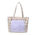thumbnail image 3 of Bolso de hombro japonés de gran capacidad a la moda para mujer, bolso de mano informal de PU para fiesta, vacaciones, trabajo, playa Blanco Salvador Monedero de hombro, 3 of 10