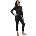 thumbnail image 1 of Women's Soft 100% Cotton Waffle Thermal Underwear Long Johns Sets (Medium Small), 1 of 4