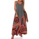 thumbnail image 1 of Vestido sin mangas con tentáculos de pulpo n.° 9, traje de festival para mujer, vestido largo, trajes de verano para mujer 2024, vestidos de baile, 1 of 7