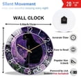 thumbnail image 3 of Decorative Clocks：Adorable Black Cat Sitting in A Crescent Moon Glass Wall Clock for Homes, Bars, Offices, Man Caves, Garages, And Living Rooms. Also Makes A Great Gift. St, 3 of 8