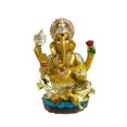 thumbnail image 1 of 3.5 in. Gold Ganesh Figurine, 1 of 1