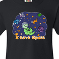 thumbnail image 4 of Inktastic I Love Space Cute Dinos and Planets Youth T-Shirt, 4 of 5