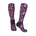 thumbnail image 5 of Lsque Snake And Flower Printed Crew Socks Men's Women's LightWeight Thin Casual Calf Socks ,Knee High Socks,Cotton Socks, 5 of 9