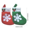 thumbnail image 3 of Outdoor Christmas Decorations Event & Party 3PCS Christmas Cutlery Decoration Bag Mini Small Socks Small Socks Cutlery Set Party Party Table Decorations Party Balloon, 3 of 5