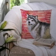 thumbnail image 3 of Carolines Treasures BB9725PW1414 Alaskan Malamute Love Fabric Decorative Pillow  14Hx14W multicolor, 3 of 4