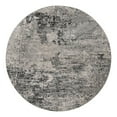 thumbnail image 3 of Unique Loom Leipzig Collection Area Rug - Bach (7' 10" Round Gray/Ivory), 3 of 7