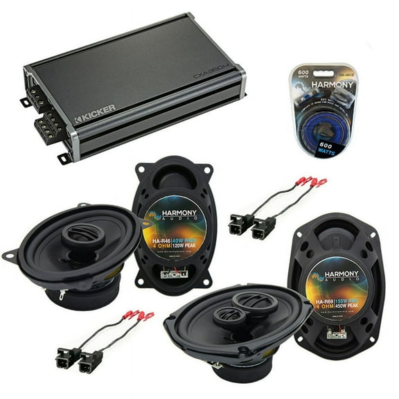 Fits Chevy Malibu 1997-2003 Factory Speaker Upgrade Harmony R46 R69 & CXA360.4