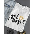 thumbnail image 3 of Girl Boss Cute Trendy Crown T-Shirt Women -Image by Shutterstock, Female Large, 3 of 4