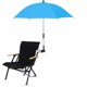 thumbnail image 1 of Chair Umbrella Clip On Parasol Clamp Patio Beach Chairs Wheelchairs Golf Carts, 1 of 5