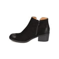 thumbnail image 4 of Qupid FC88 Women Faux Suede Side Slit Chunky Heel Ankle Boot, 4 of 6