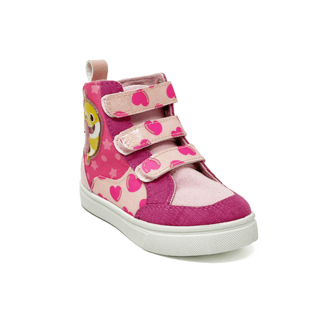 

Baby Shark Toddler Girls Heart Hightop Sneaker Sizes 5-10