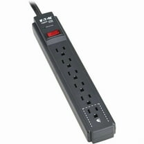Eaton Tripp Lite Series Protect It! 6-Outlet Surge Protector, 5-15R Outlets, 600 Joules, 3 ft. (0.9 m) Cord, Black