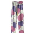 thumbnail image 7 of Drovellove Women's Printed Casual Pajama Pants - Cropped Pants Straight Leg Drawstring Elastic Waist Loose Comfy Trousers with Pockets for Lounging or Outdoor Activities, 7 of 7