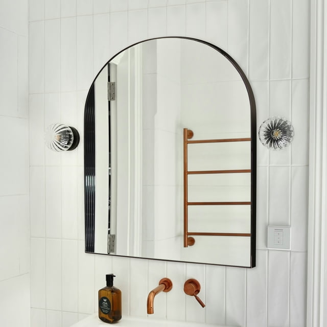 Mirrorize Canada Miroir Arqué Noir 30x42