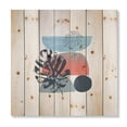thumbnail image 3 of Designart 'Abstract Colorful Geometric Art Collage IV' Modern Print on Natural Pine Wood, 3 of 5