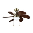 thumbnail image 1 of Ventilador de Techo Igoto Luz 6 Aspas Madera 60W Ventum 76 cm V3002, 1 of 3
