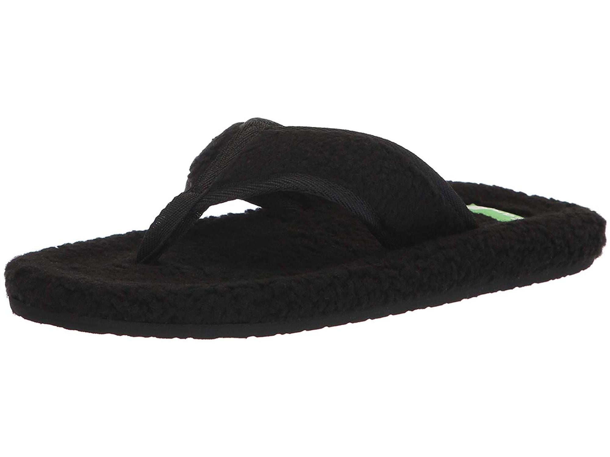 sanuk fuzzy flip flops