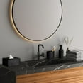 thumbnail image 3 of Essentra Home Rectangular Tissue Box Cover – Heavy Facial Tissue Box Cover with Modern Matte Black Finish – Matte Black Collection, 3 of 6