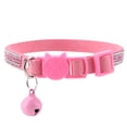 thumbnail image 2 of Dog Collar, Cute Cartoon Dog Harness, Shiny Comfortable Soft Pet Collar, Adjustable Lightweight Summer Pet Collars with Bell, Three Colors Options & Easy to Wear Take Off, 2 of 7
