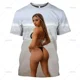 thumbnail image 3 of Camiseta con estampado 3D para hombre, ropa de calle informal, holgada, cómoda y transpirable, Bikini Sexy de verano, 3 of 5