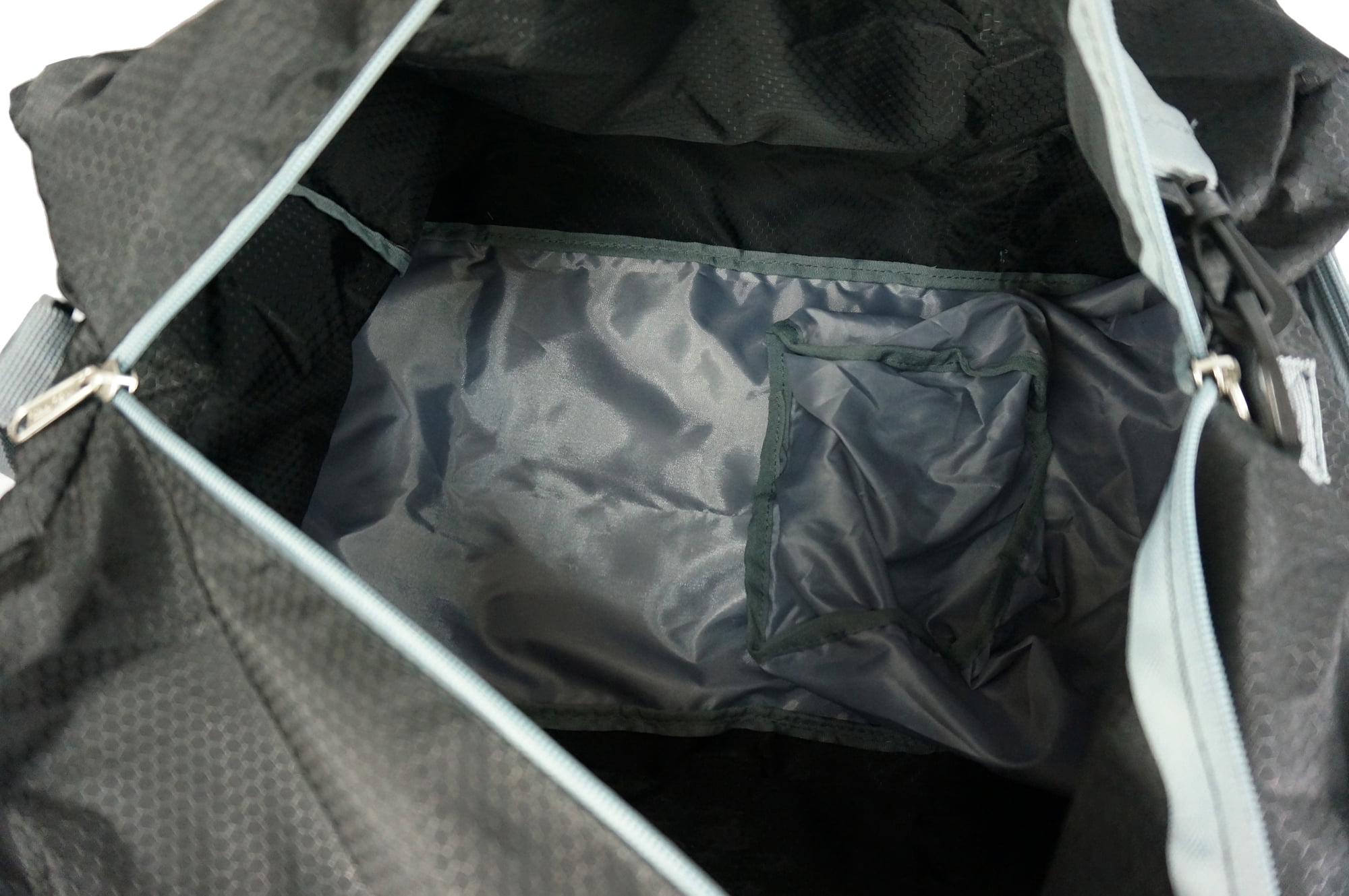 K-Cliffs  28" Foldable, Durable Duffel Bag. Lightweight Travel, Sport Gym Bag with Shoe Compartment,  Black