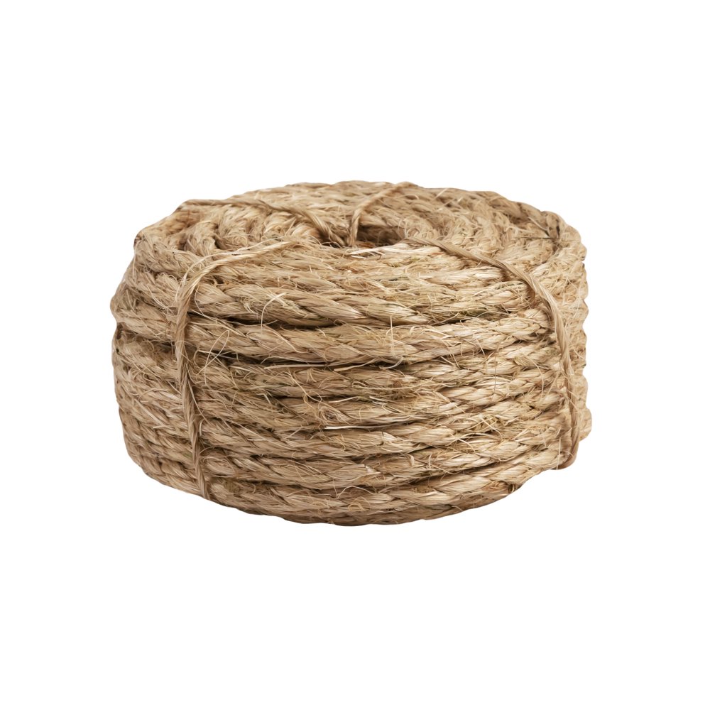 Hyper Tough 3/8" X 50' Sisal, Natural Fiber Rope. Great for bundling