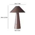 thumbnail image 3 of Lámpara de escritorio moderna 1200mAH Mushroom Lámpara de noche Protección ocular para hotel (café) Ehuebsd Para estrenar, 3 of 6