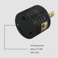 thumbnail image 3 of 30 Amp RV Generator Adapter, Abrasion  Nema L5-30P To TT-30R Power Adapter Plug And Play  For Indoor, 3 of 8
