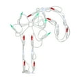 thumbnail image 4 of 12" Battery Operated LED Lighted Candy Cane Christmas Window Silhouette w/ Timer, 4 of 5