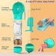 thumbnail image 2 of UBIUO Dog Water Bottle,21OZ Leak Proof Portable Pet Water Dispenser with 500ML Water Tank,150ML Food Container,Poop Shovel,Poop Bags,Drinking Cup Bowl, 2 of 5