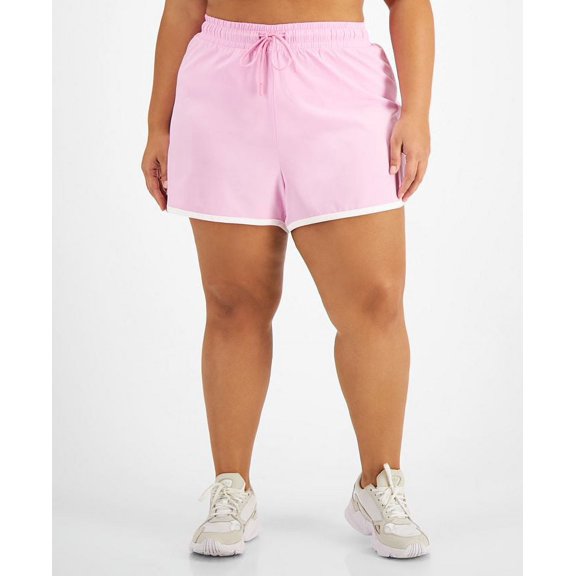 ID Ideology Women's Running Shorts Pink Size 1X