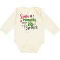 thumbnail image 3 of Inktastic Santa is Promoting Me to Big Brother Boys Long Sleeve Baby Bodysuit, 3 of 5
