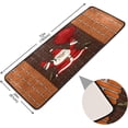 thumbnail image 2 of SKYSONIC 2'X6' Santa Claus in Chimney Runner Rug with Rubber Backing, Funny Christmas Non Slip Entryway Rug Runner Washable Soft Area Rug Carpet for Hallway Bedroom Kitchen Decor, 2 of 6