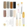 thumbnail image 3 of Leather Stitching Pouch Kit, 29Pcs Leather Craft Tools, For Sewing Craft Leather DIY, 3 of 8