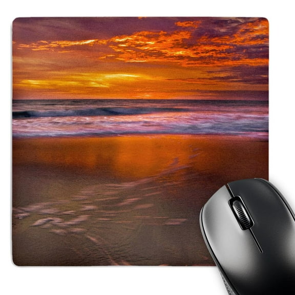 3dRose, New Jersey, Cape May. Sunset reflection on beach - US31 BJA0003 - Jaynes Gallery, MousePad