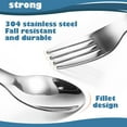 thumbnail image 3 of Baby Stainless Spoon and Fork Set BPA-Free Animal-Shaped Flatware Set Learn to Eat on Your Own Utensil Set Anti-Choke Silverware Set for Baby Self-Feeding Training, 3 of 9