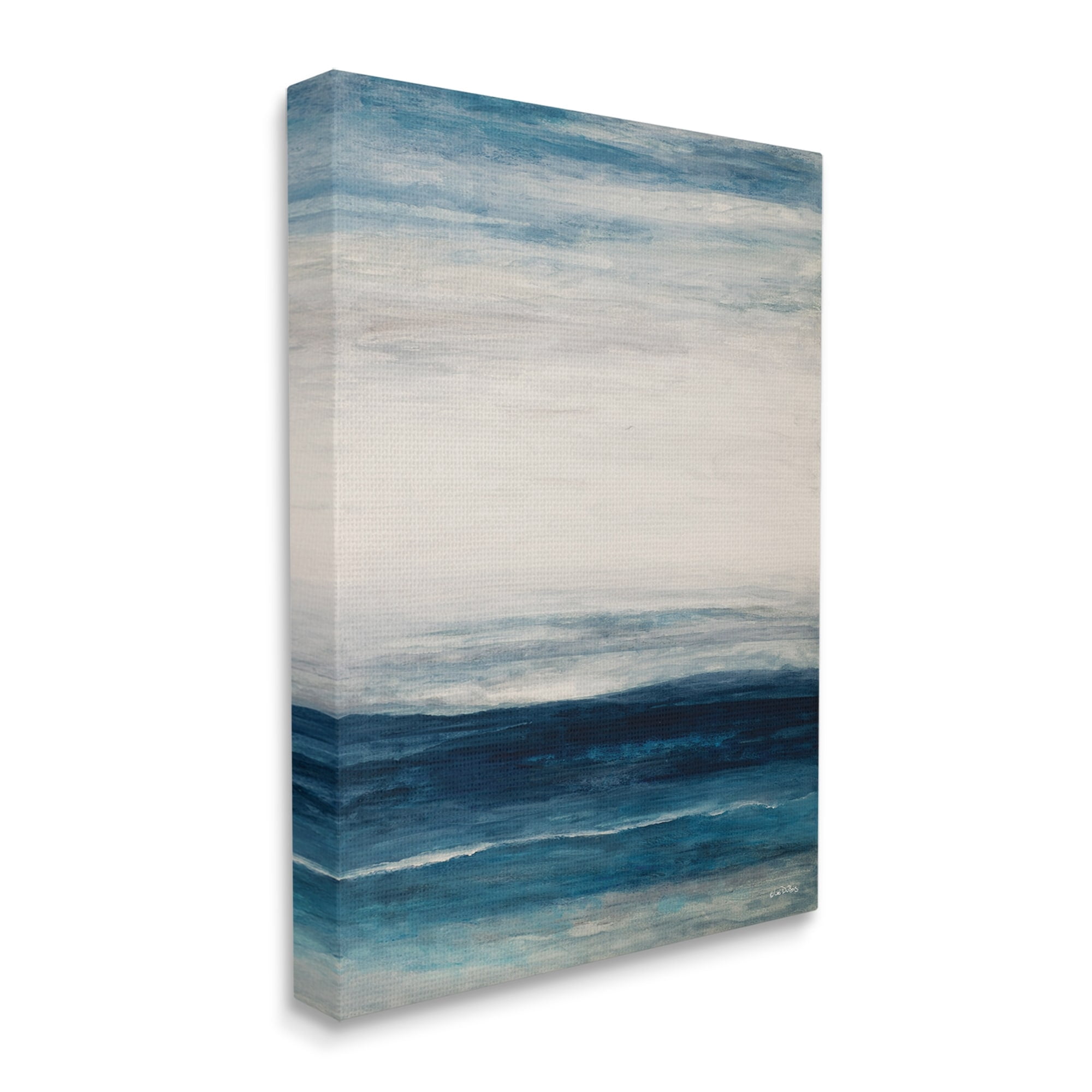 Stupell Industries Ocean Rise Sea Side Shoreline Layered Waves,16 x 20, Design by Lori Dubois