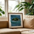 thumbnail image 3 of Skellig Michael - Ireland Collage Abstract Ocean Mountain Seascape Nature Minimalist Coastal Unframed Wall Art Print 30 x 30 inches, 3 of 9