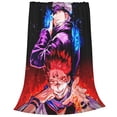 thumbnail image 2 of Sukuna Gojo Jujutsu Kaisen Soft Micro Fleece Cozy Throw Blanket Lightweight Fuzzy Flannel Blankets Sofa Decor Gifts, 2 of 9